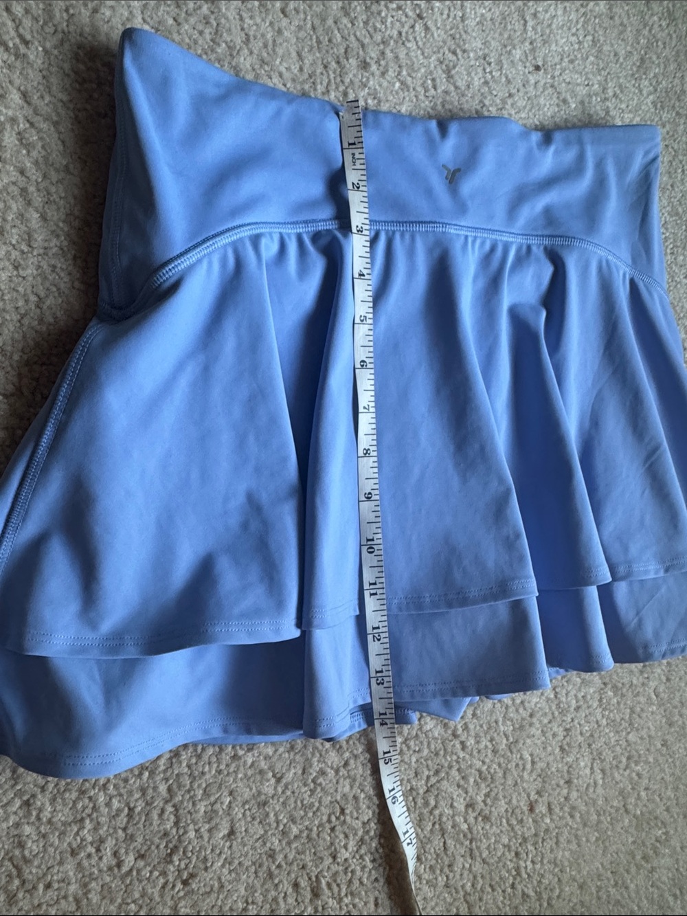 Old Navy Powersoft Go-Dry High-Rise Skort Blue Medium Tennis Pickleball - Picture 16 of 17